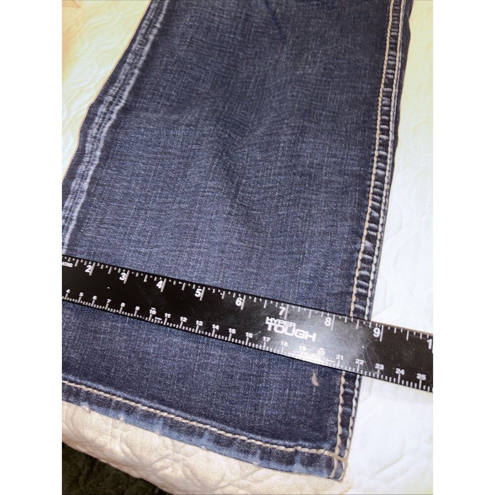 Silver Jeans Womens Size 24/30 Blue Denim Bootcut   Dark Wash - Picture 3 of 10